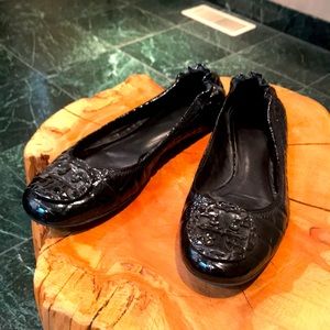 Tory Burch black flat.  Size 10